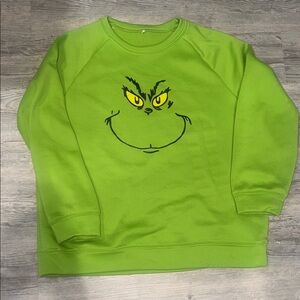 Green Grinch Women’s Sweatshirt